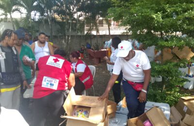 Cruz Roja Santo Domingo Oeste lleva apoyo y asistencia a comunidades de Pedro Brand