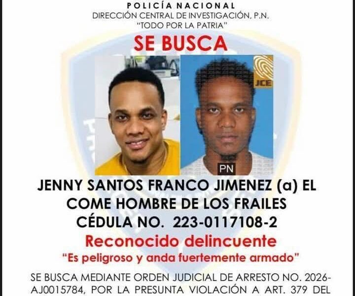 Policía informa fallecimiento de reconocido delincuente “El Come Hombre de Los Frailes” tras enfrentar agentes de la DICRIM