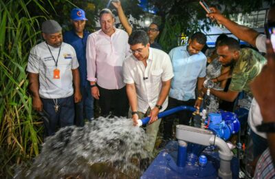 Fellito Suberví resuelve problema de agua de dos décadas en La Puya y La Yagüita