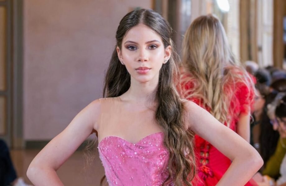 La propuesta de Aurora Dresses, enfocada en moda infantil y juvenil, tuvo como musa a Sophia Gabriela, hija de Haidy Cruz.
