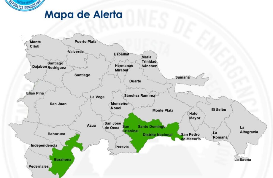 COE declara alerta por lluvias y posibles inundaciones ante el paso de una onda tropical