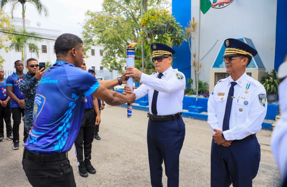 San Juan de la Maguana se suma a la ruta nacional de la antorcha de los Juegos Mundiales de Policía