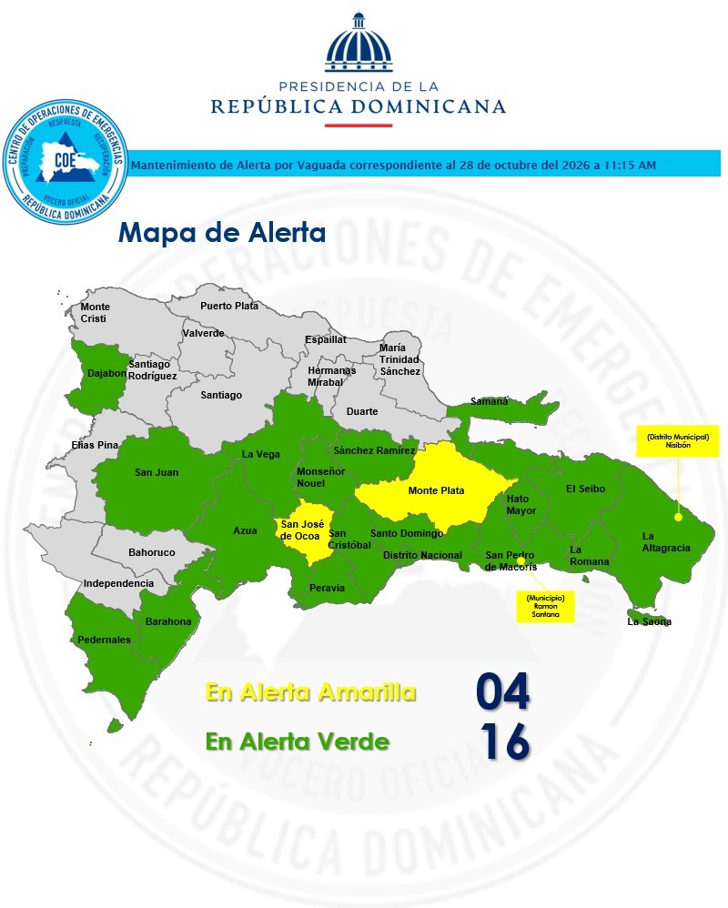 Lluvias dejan cientos de viviendas inundadas y afectan acueductos; COE mantiene provincias bajo alerta